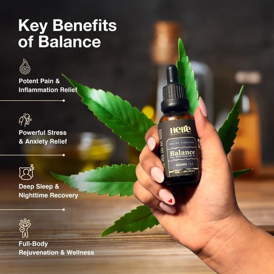 Hebe: Balance 1:1 Full spectrum CBD oil - 4500mg (30ml)