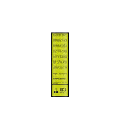 Packaging for Indie Extracts Medical Cannabis Extract with text information.