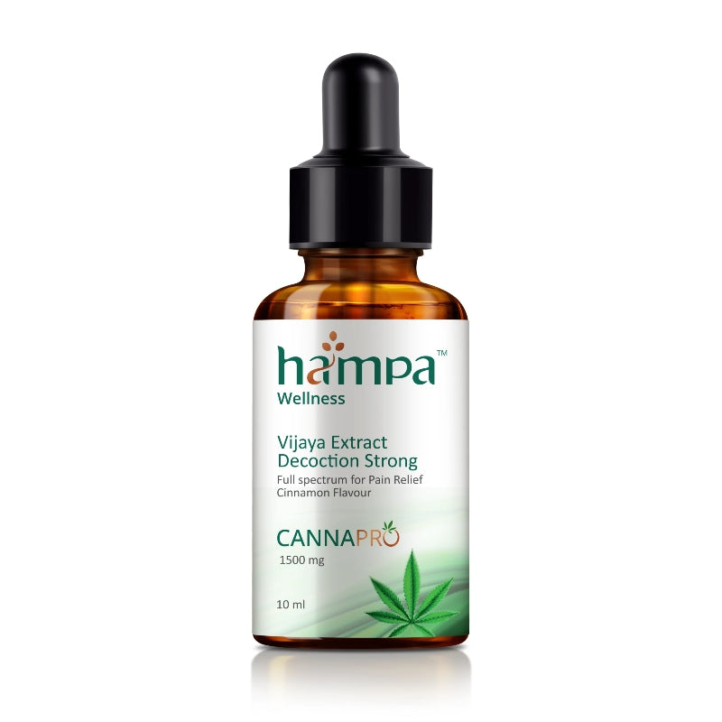 Hampa Wellness Vijaya Extract Strong bottle on a white background