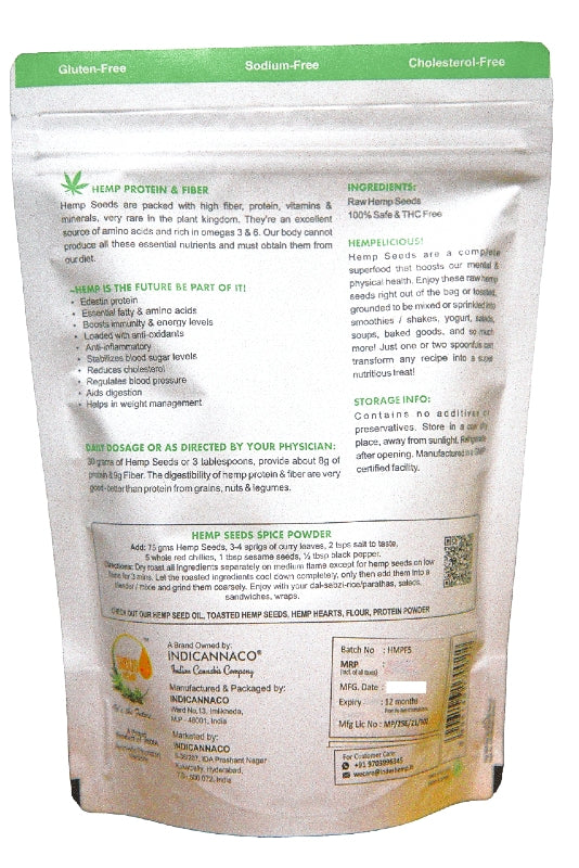 Indus Hemp: Natural Hemp Seeds