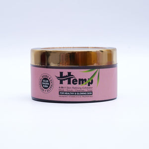 Jar of Hemp skincare product on a white background